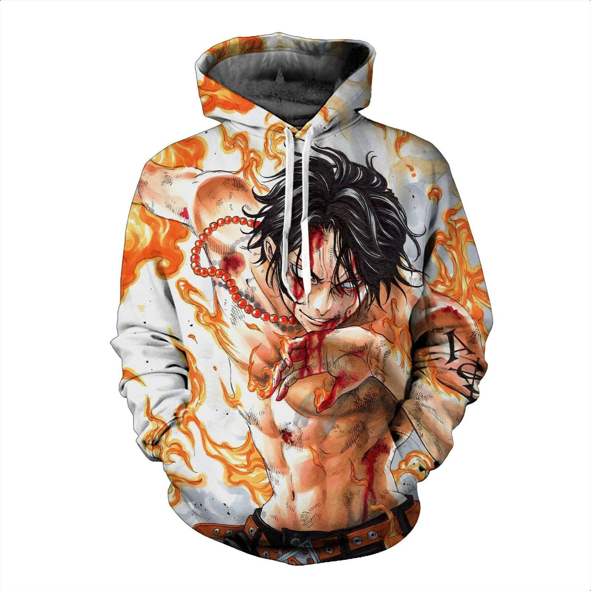 Unisex Cool Digital Printed Cosplay Anime Hoodie