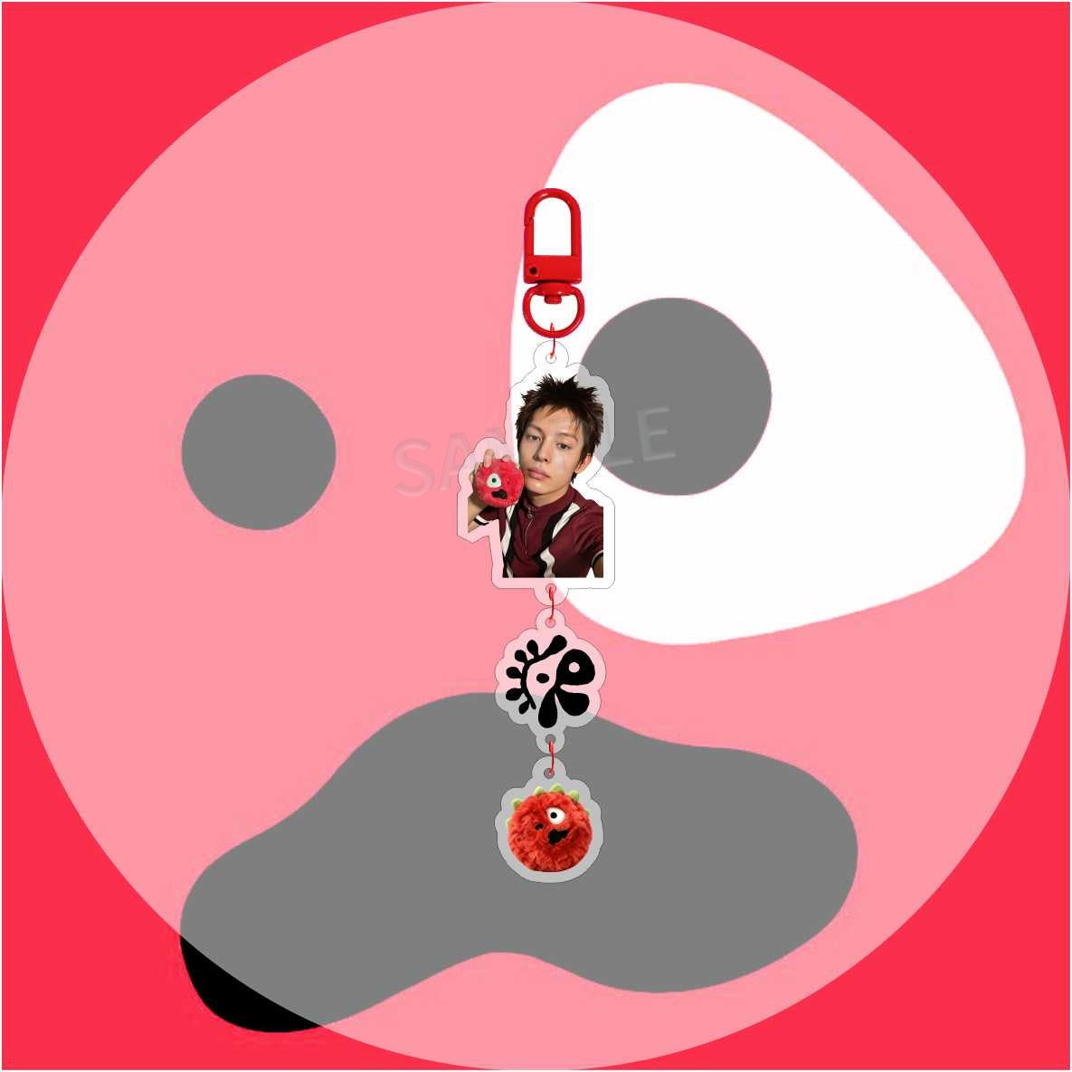 CORTISBALL Acrylic Pendant Keyring