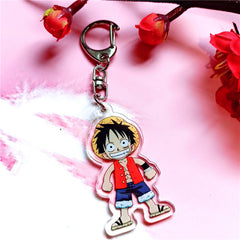 Luffy Zoro Acrylic Keychain Pendant