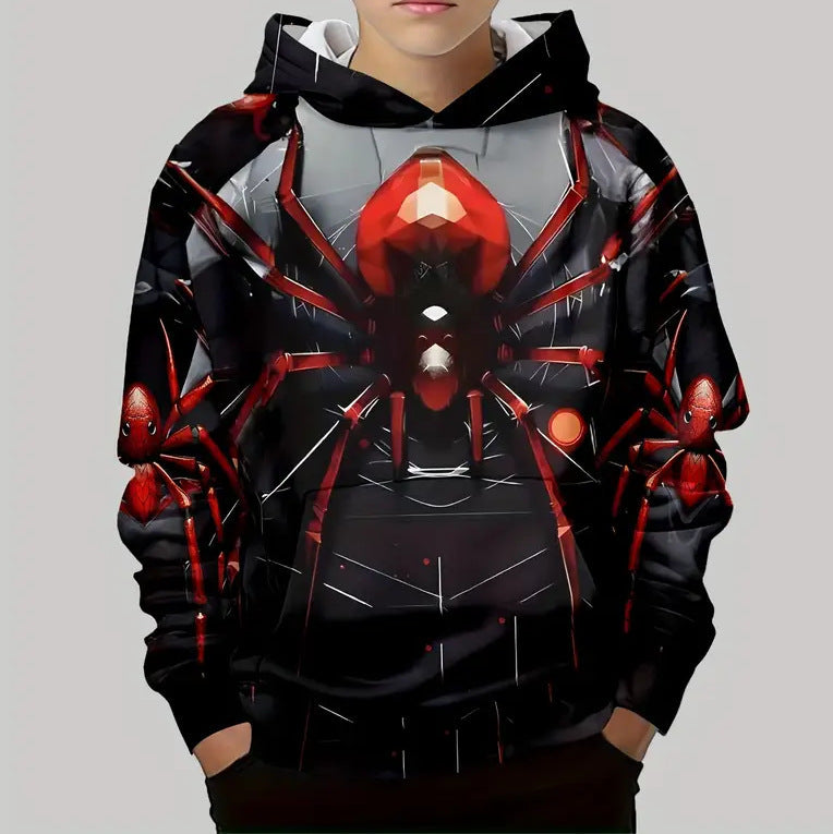 Spider Digital Print Cosplay Hoodie