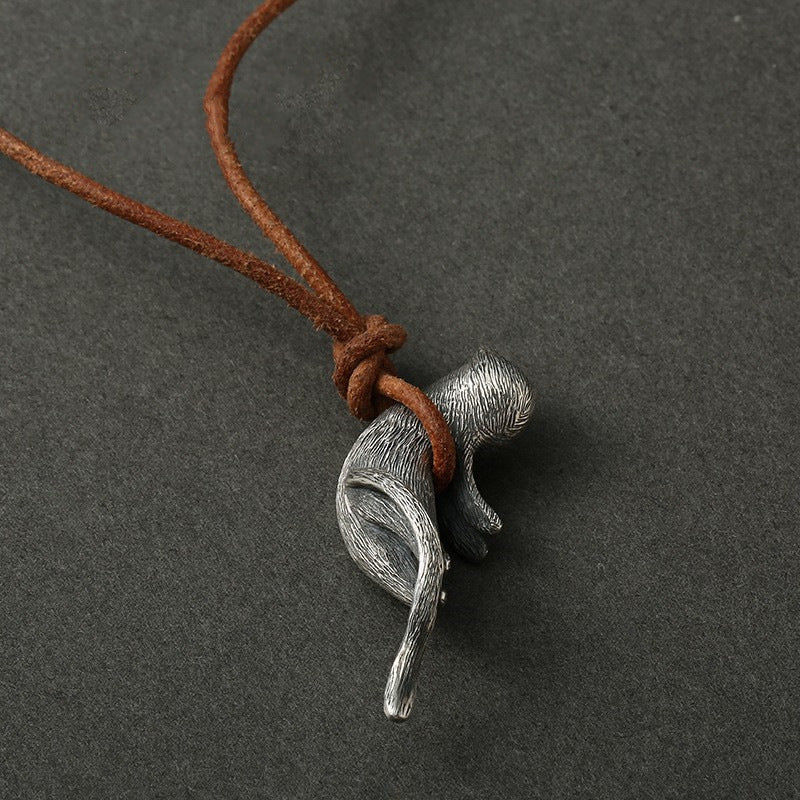 Retro Be Your Cat Necklace