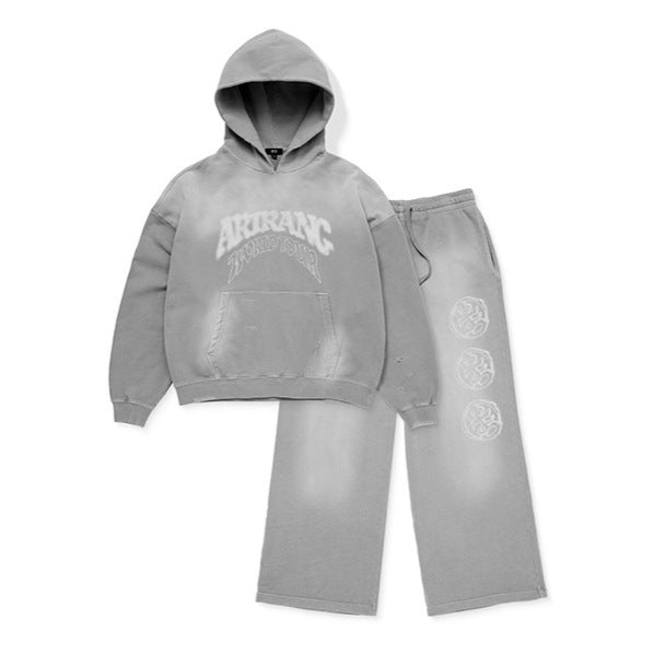 BANGTAN World Tour Casual Hoodie Sports Sweatpants Set