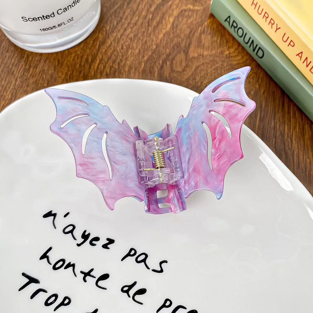 Nightweaver Bat & Spider Hair Clip
