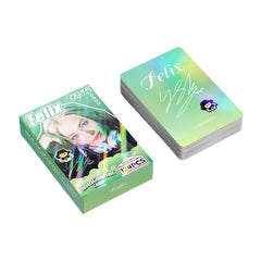 124PCS FELIX Flash Photocard Stickers