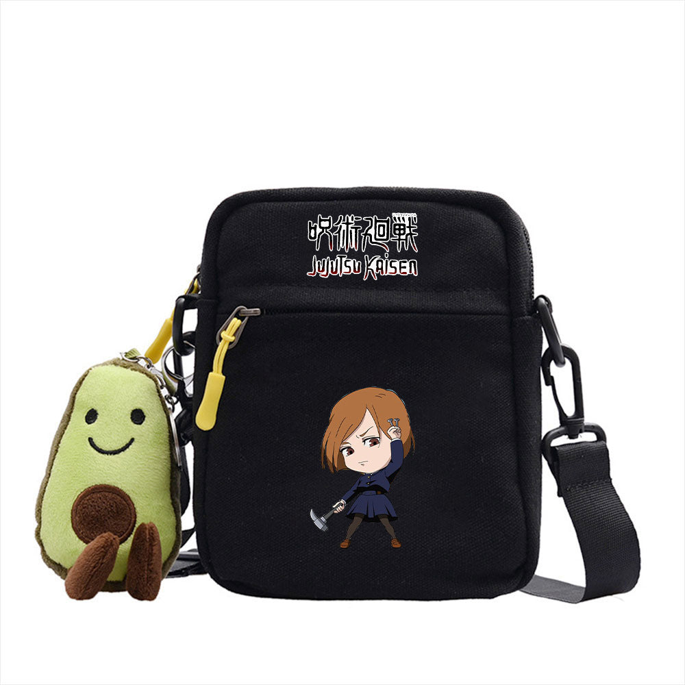 Casual Cartoon Anime Canvas Shoulder Bag