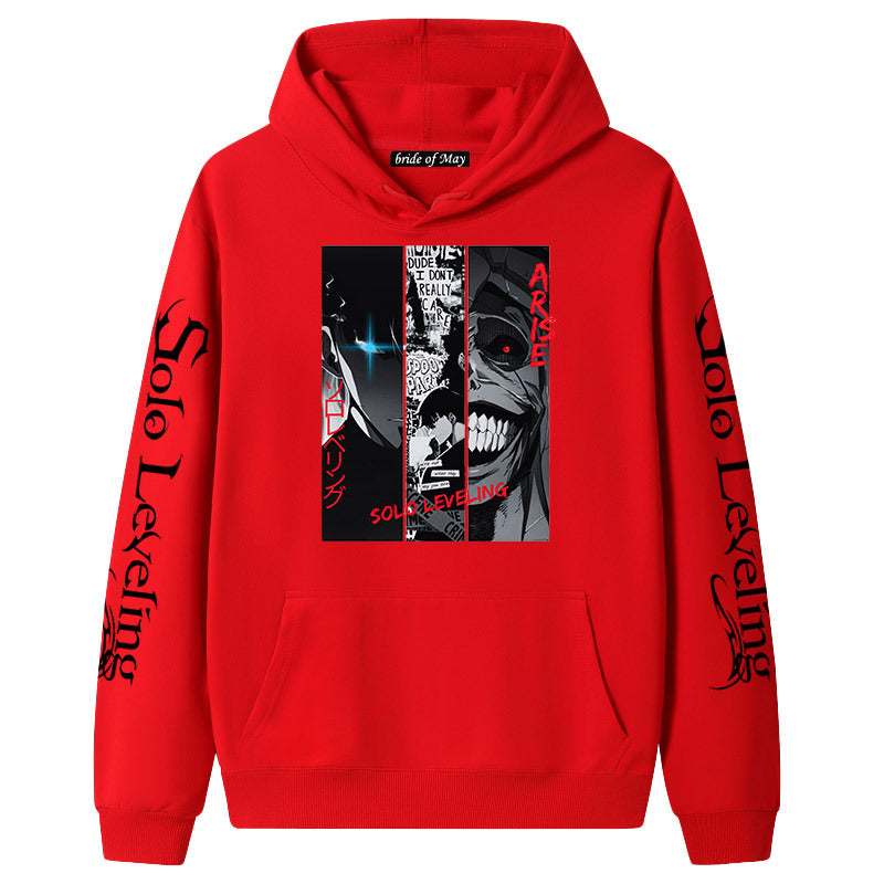 Unisex Manga Pattern Loose Hoodie
