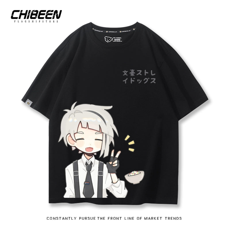 Casual Anime Summer Cotton T-Shirt