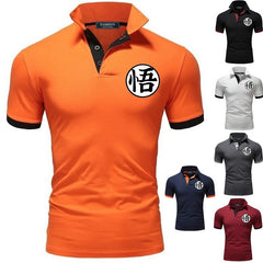 Men's Goku Casual Short Sleeve Polo T-Shirt