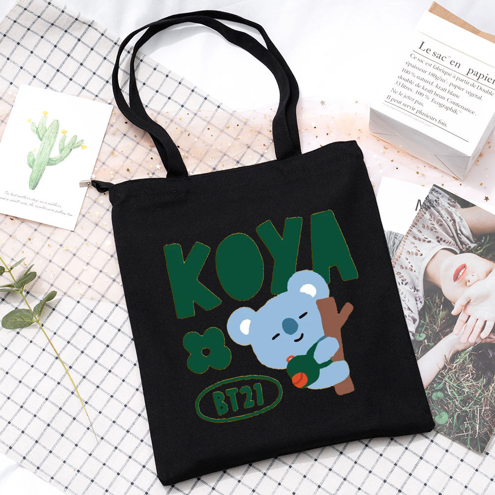 Kpop The Green Planet Shoulder Canvas Bag