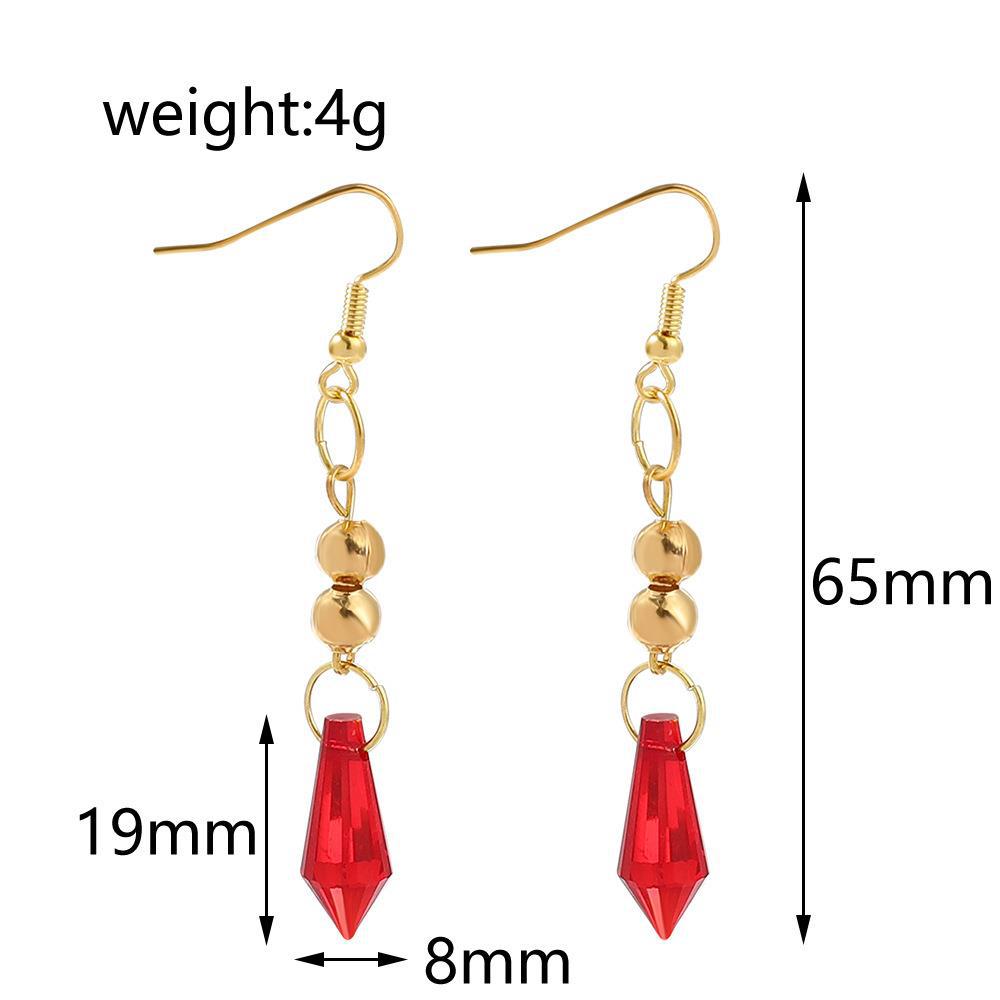 Chic Game Tartaglia Cosplay Earrings