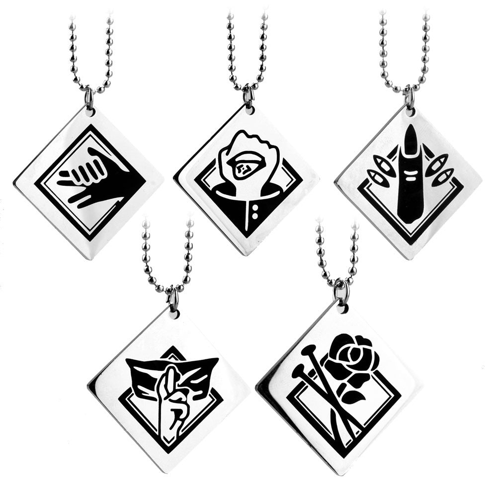 Chic Anime Stainless Steel Pendant Necklace