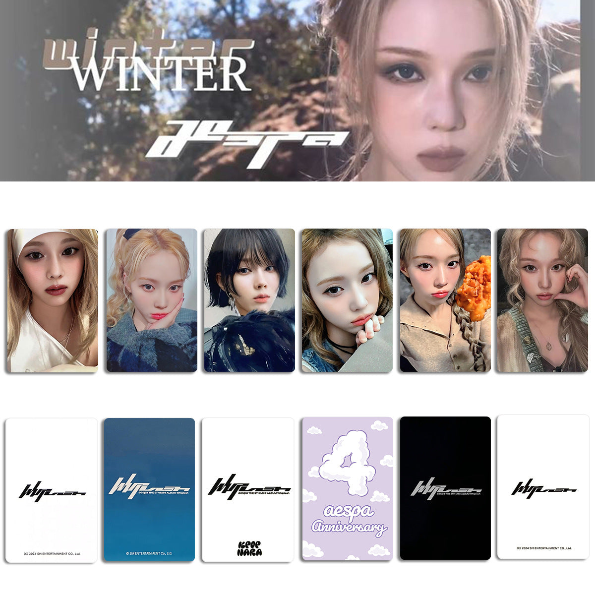 KPOP Whiplash PhotoCards POB