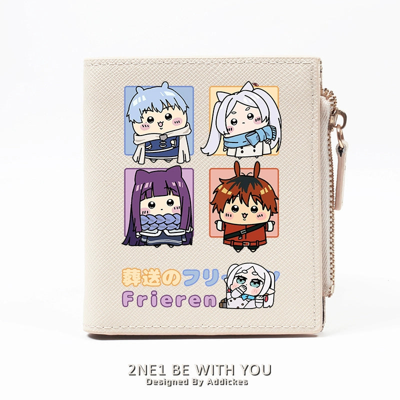 Anime Short Zipper Wallet