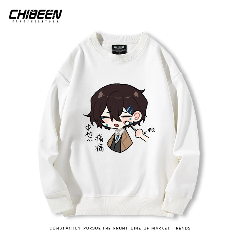Dazai Anime Crew Neck Sweatshirt Top
