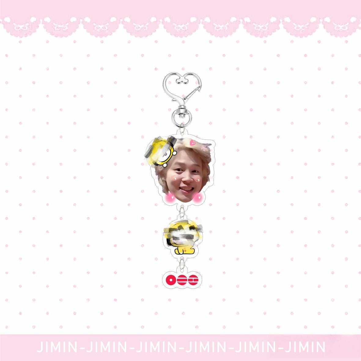 Arirang Cartoon Pendant Acrylic Keychain