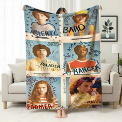 ST Theme Nap Flannel Blanket