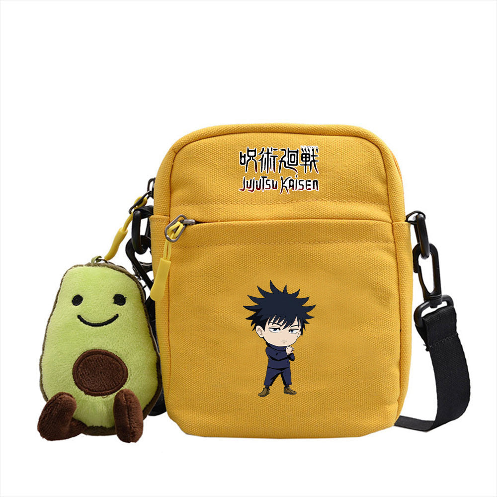 Casual Cartoon Anime Canvas Shoulder Bag