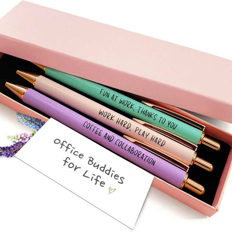 Inspiring 3 Press Pen Set Gift Box