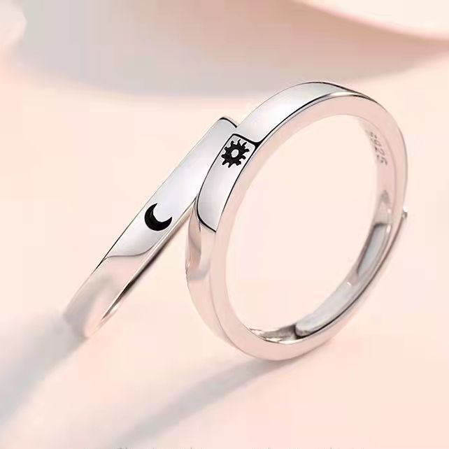 Sun Moon Couple Ring