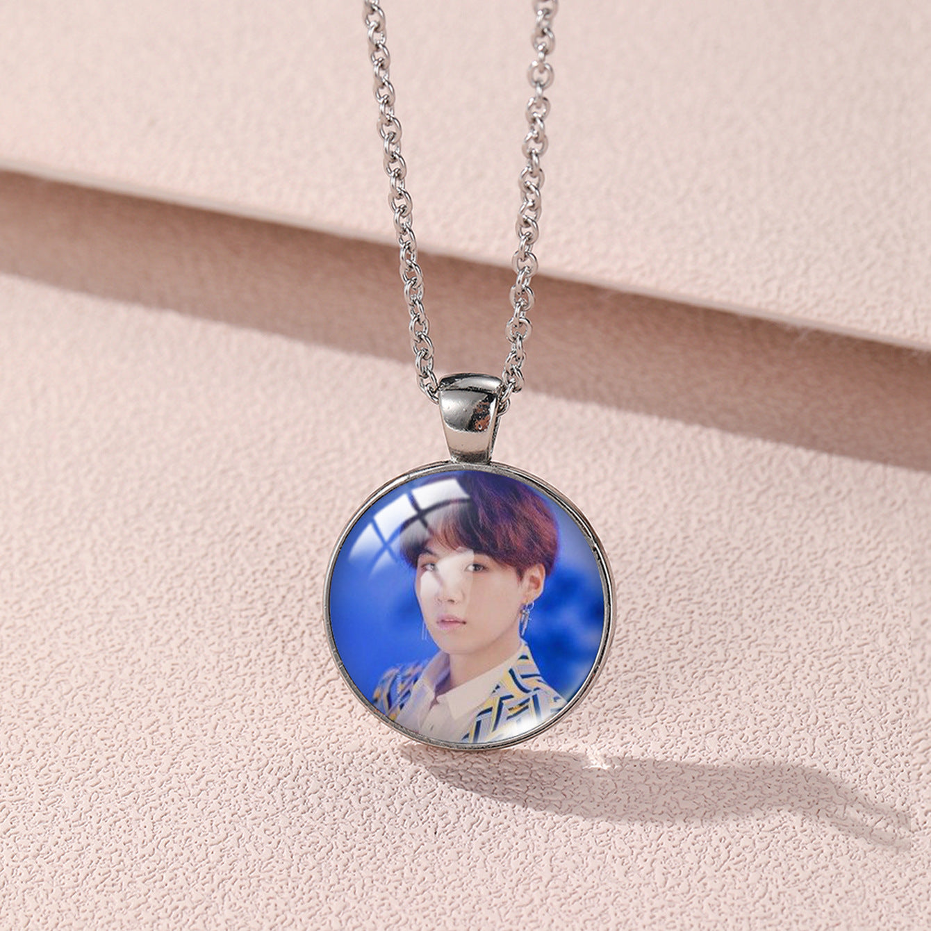 Trendy BTS Round Necklace