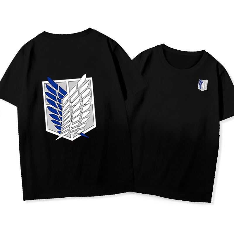 Wings of Freedom Short Sleeve Crew Neck T-shirt