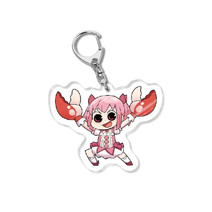 Cute Anime Acrylic Keychain Pendant
