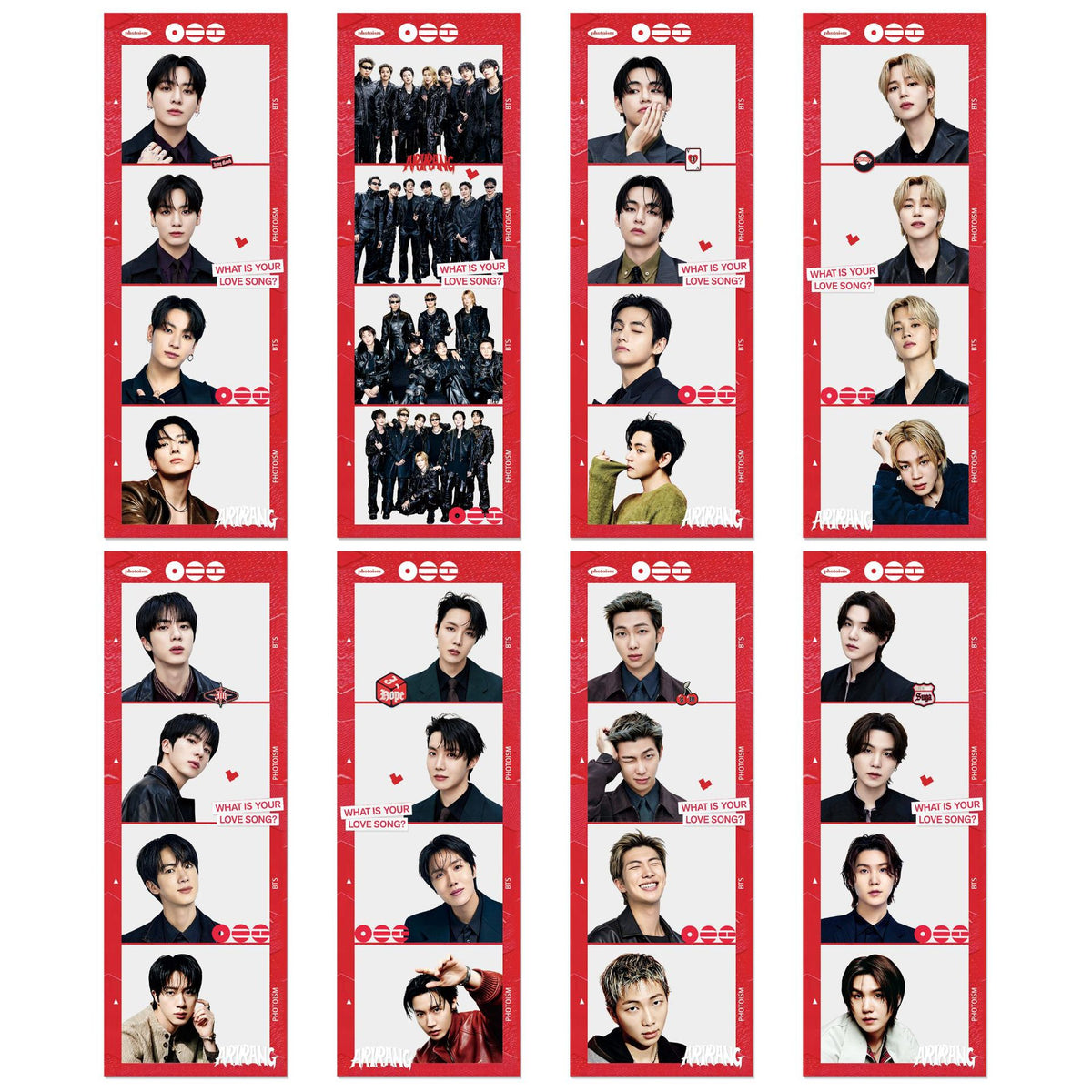 BANGTAN ARIRANG Bookmark Set