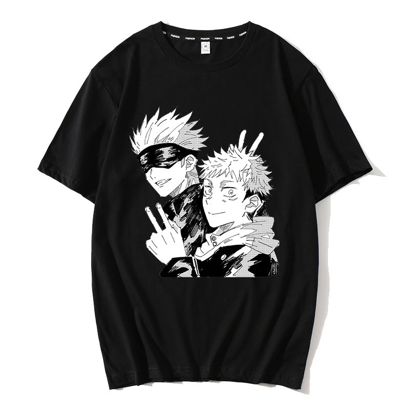 Unisex Anime Graphic Short Sleeve T-Shirt