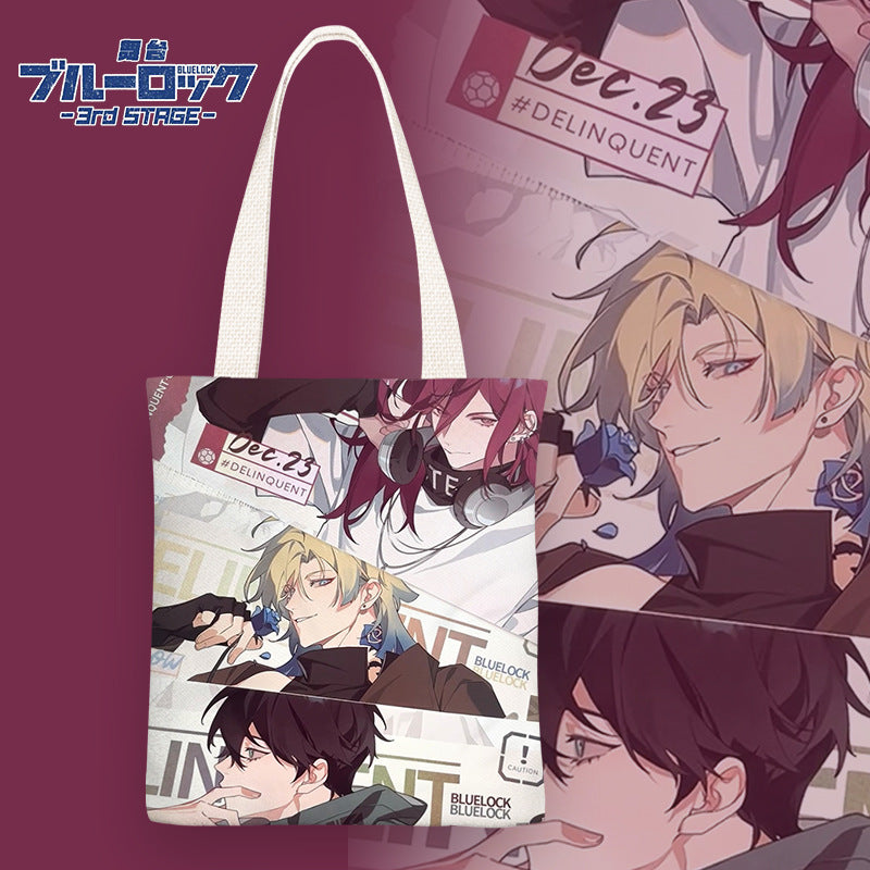 Casual Anime Canvas Shoulder Bag