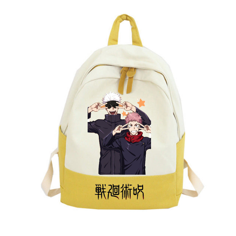 Trendy Anime Printed Casual Backpack