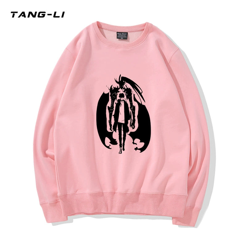Men's Anime Logo Crew Neck Sweatshirt
