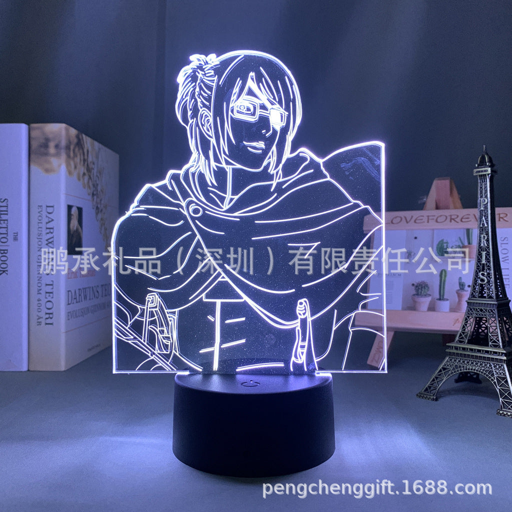 Colorful Anime Acrylic 3d Night Light