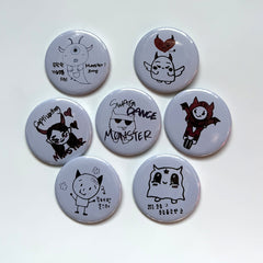 BABYMONS7ER Brooch Badge