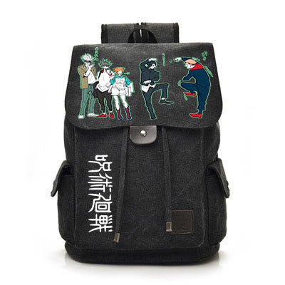 Retro Anime Canvas Schoolbag Backpack