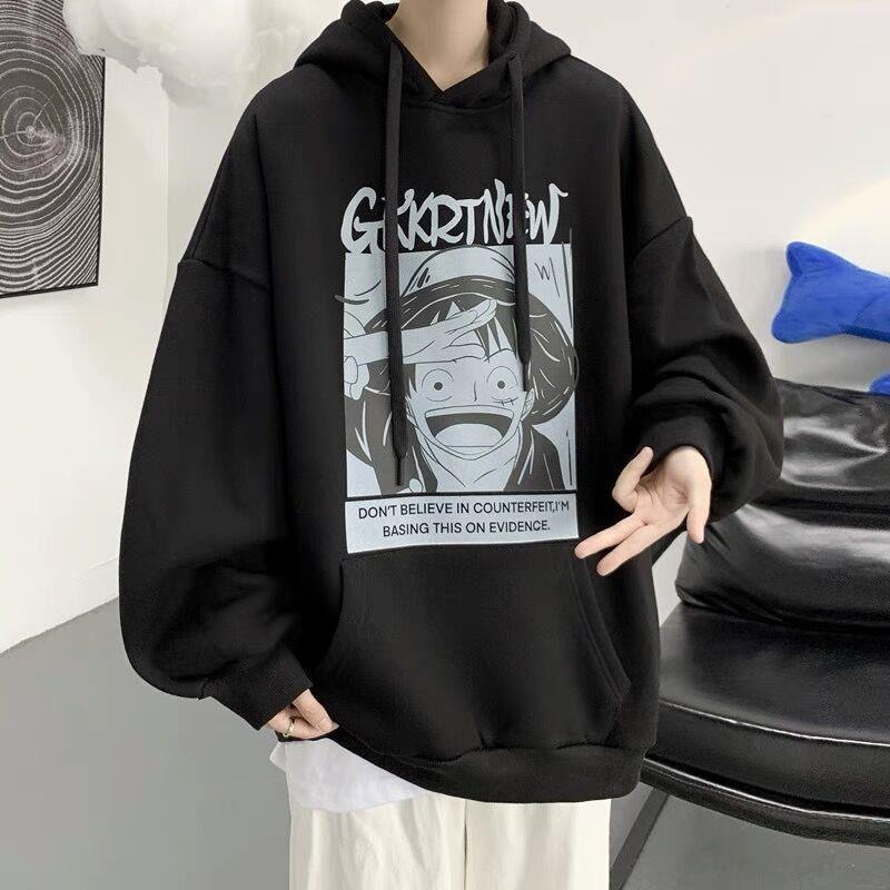 Men's Luffy Sports Loose Hoodie