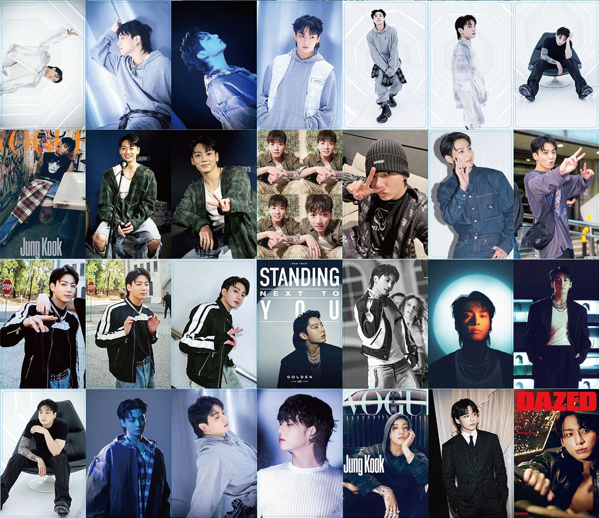 Golden Album Photocards First Solo Album Photo Cards Kpop Lomo Card Set