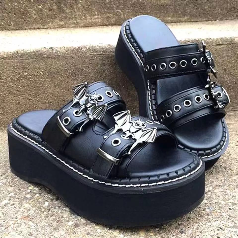 Women's Bat Thick-soled Sandals