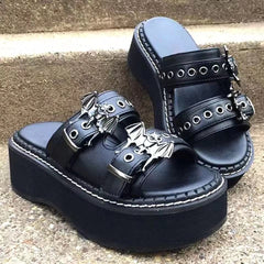 Women's Bat Thick-soled Sandals