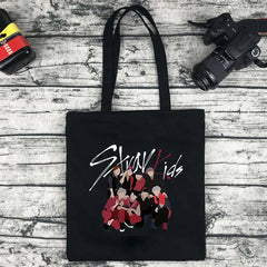 KPOP Printed Canvas Shoulder Tote Bag