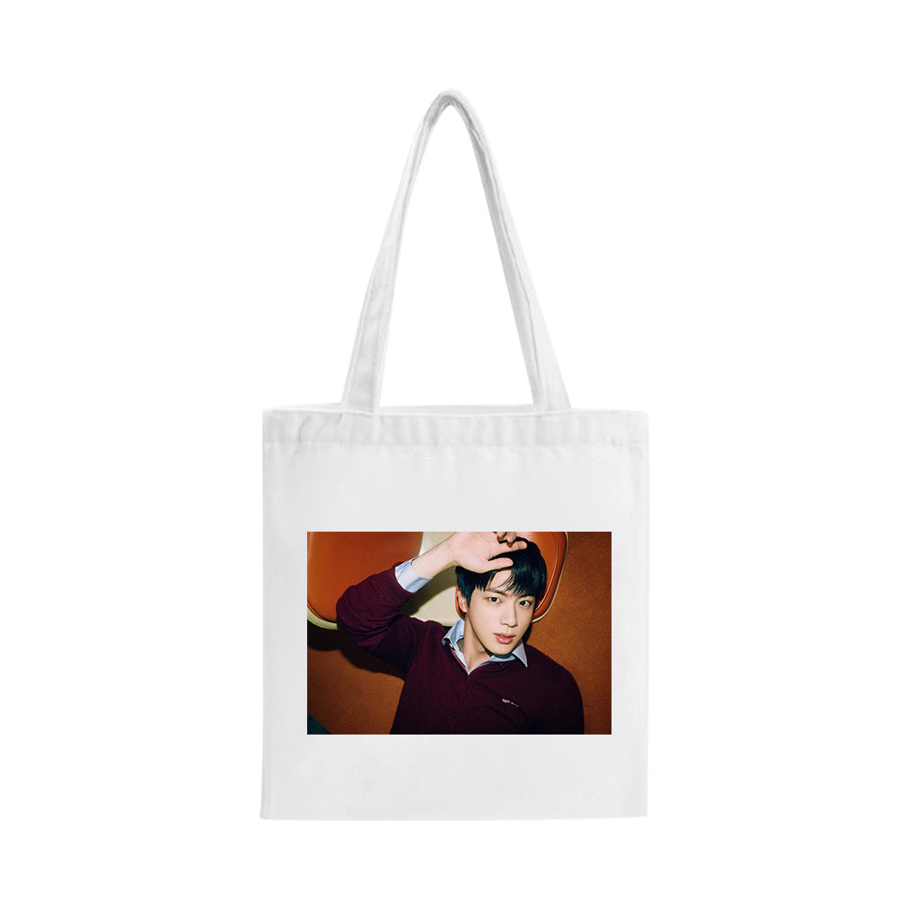 KPOP Poster Print Zipper Handbag