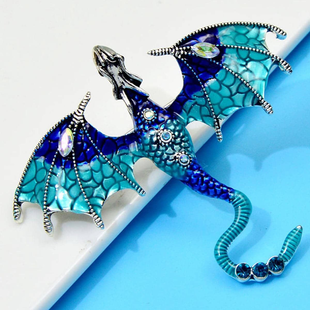 Retro Cartoon Dragon Shape Brooch