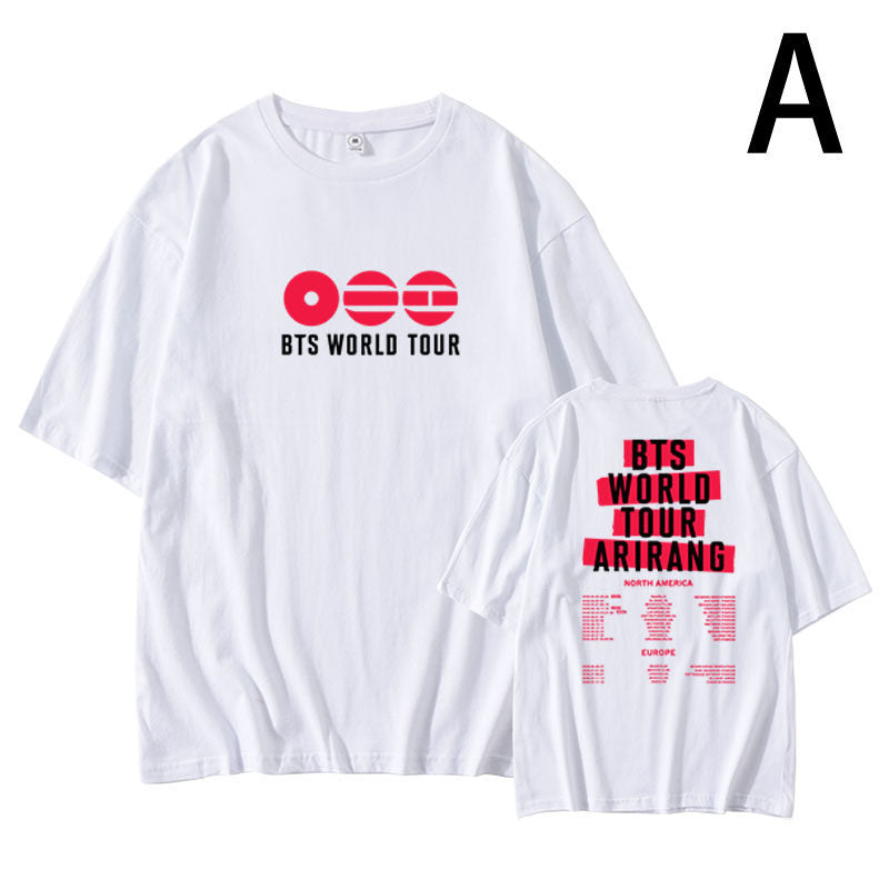 BANGTAN ARIRANG Tour Logo Short Sleeve T-Shirt