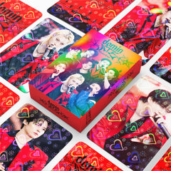 60PCS SKZ Heart Flash Photocard