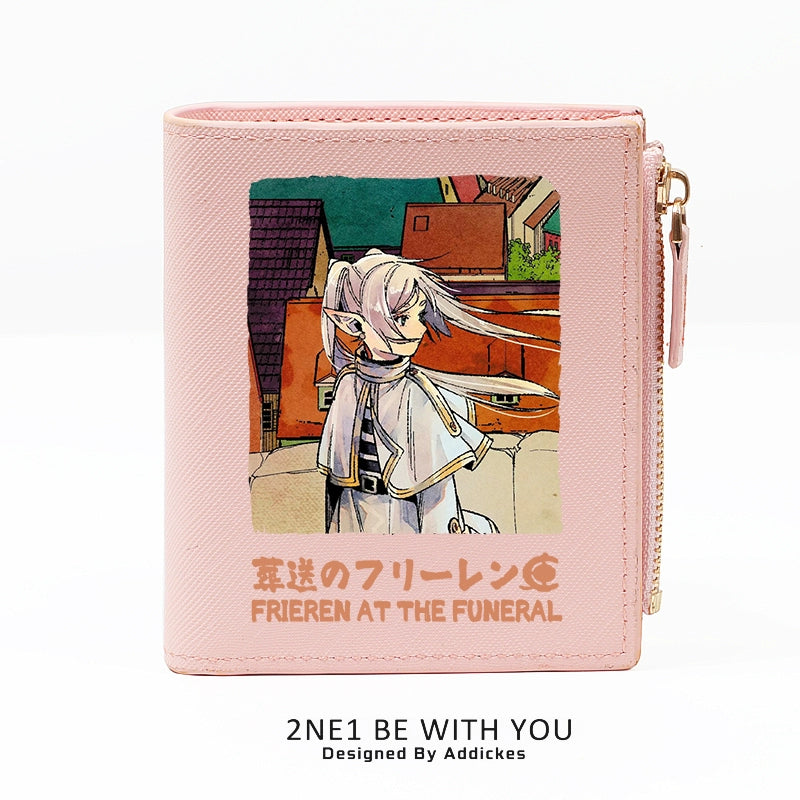 Anime Short Zipper Wallet