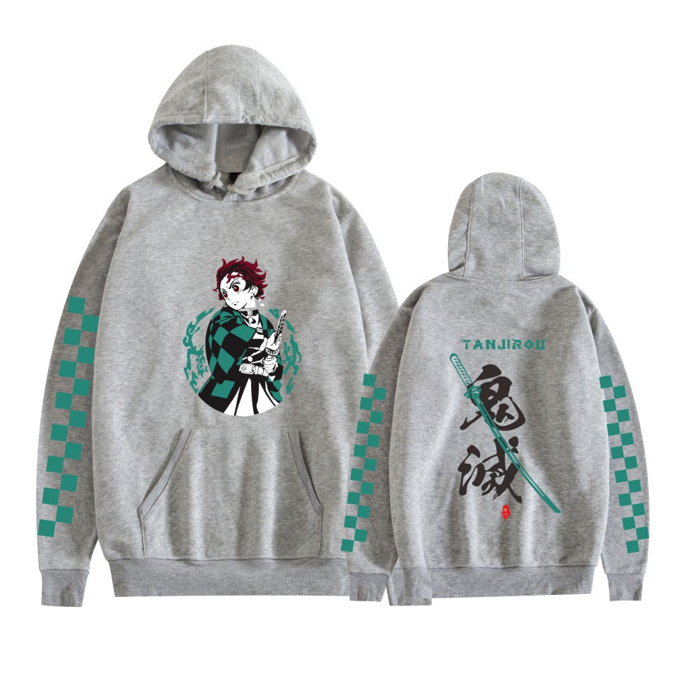 Unisex Anime Loose Sports Pullover Hoodie