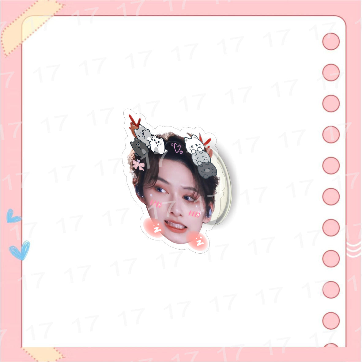 Cute Kpop Acrylic Phone Retractable Bracket