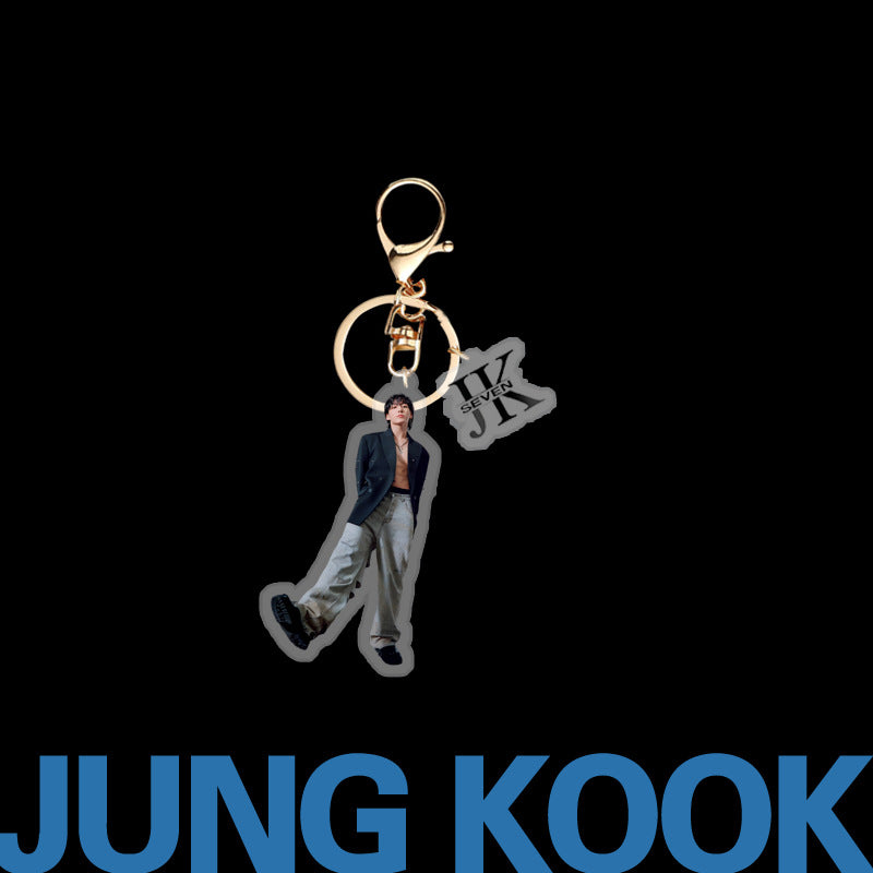 JungKook Album Seven Acrylic Keychain Pendant