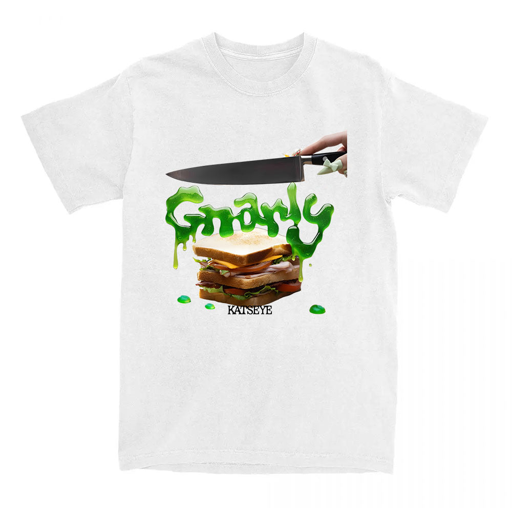 KPOP Gnarly Short Sleeve Cotton Summer T-shirt