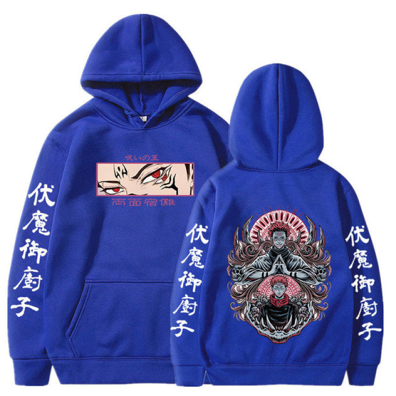 Unisex Satoru Gojo Printed Casual Hoodie