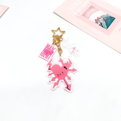 MAXIDENT Creative Acrylic Keychain